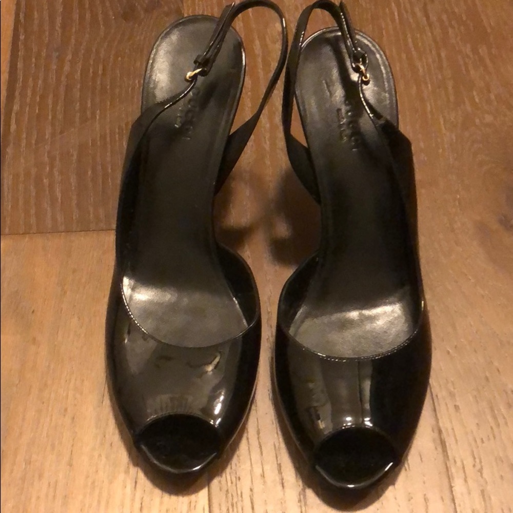 Gucci tortoise heel sandal - Picture 3 of 5